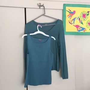 Anne Taylor Tank Sweater and Long Sleeve Sweater